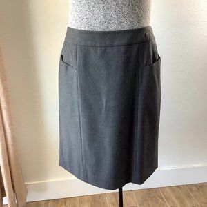 Loft | Grey Pencil Skirt